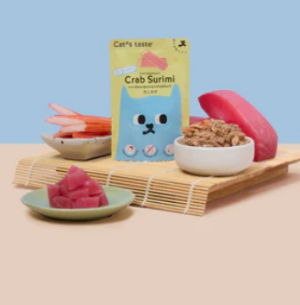 Cats Taste Pouch Tuna Topped With Crab Surimi Gravy Cats Taste Pouch Tuna Topped With Crab Surimi Gravy