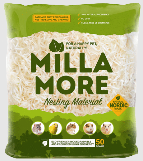 Milla More Nesting Material - ขี้เลื่อยชนิดทำรัง ทำจากไม้แอสเพน 50g