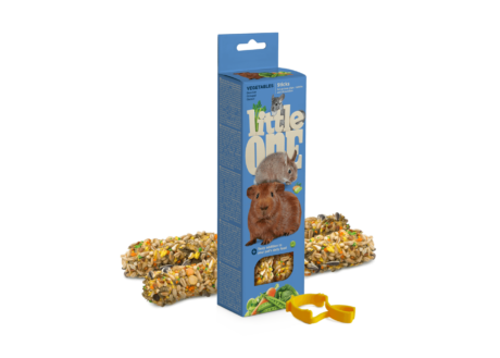 Little One Sticks with Vegetables - ขนมสัตว์ฟันแทะ ธัญพืชอัดแท่งผสมผักหลายชนิด 120g