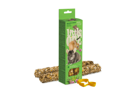 Little One Sticks with Meadow Grass - ขนมสัตว์ฟันแทะ ธัญพืชอัดแท่งผสมหญ้ารวม 110g