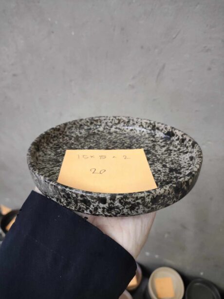 Ceramic - จานเซรามิคแบน 6นิ้ว (351778)