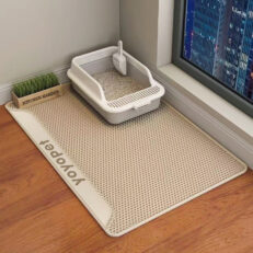 YOYO PET Cat Litter Mat L - แผ่นดักทรายแมว 2 ชั้น (55x75cm) (444080)