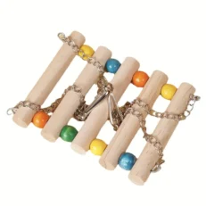 Bird Toy Wooden Swing - ของเล่นสำหรับนก ชิงช้าสีไม้ธรรมชาติ (377745)