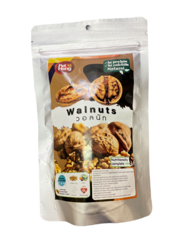 Pet Heng Walnut - เพ็ทเฮง วอลนัท อาหารว่างสำหรับสัตว์เล็ก แฮมสเตอร์ เม่นแคระ แฟตเทล ชูการ์ 80g (377775)