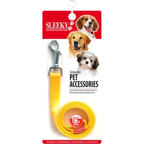 SLEEKY Collar Leash - สายจูงคล้องปลอกคอ ขนาด2x120cm (370635)
