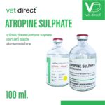 TBD UNION DRUG ATROPINE SULPHATE - ยาฉีดแก้แพ้และลดการหลั่งน้ำลายสำหรับสัตว์เลี้ยง 100ml (369569)