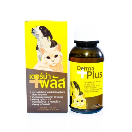 TBD DERMA PLUS Skin & Fur Treatment - วิตามินบำรุงขนและผิวหนังชนิดน้ำสำหรับสุนัขและแมว 100g (369644)