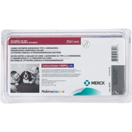 TBD Nobivac DAPPvL2 + Coronas Dog 6 Vaccines -วัคซีนกระตุ้นภูมิคุ้มกันสำหรับสุนัข 6 โรค (1dose)(369534)