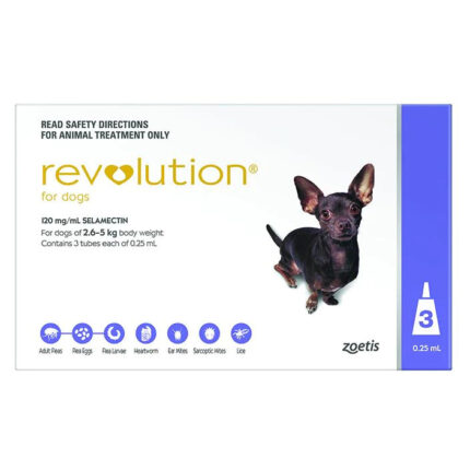 Revolution Spot On For Dog 2.6-5kg