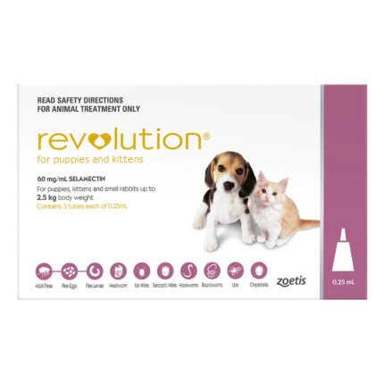 Revolution Spot On For Puppies & Kittens 0-2.5kg