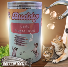 Buddy Freeze Dried Fish Eggs - อาหารฟรีซดราย ปลาไข่ 100g