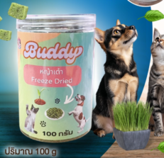 Buddy Freeze Dried Diced Grass - อาหารฟรีซดราย หญ้าเต๋า 100g