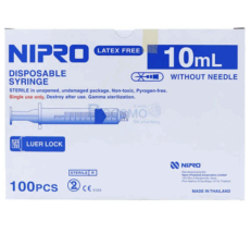 TBD NIPRO Syringe - ไซริงค์กระบอกฉีดยา แบบหัวล็อค 10ml (1ชิ้น)(377669)