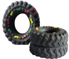 Morio Pet Toys TT456 - ของเล่นสัตว์เลี้ยง ล้อรถบีบมีเสียง (369530)