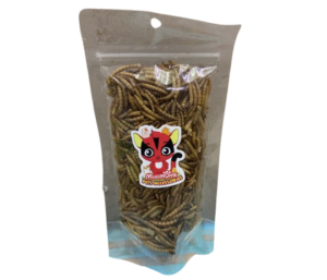 Minimons Dried Mealworms - หนอนนกอบแห้งซองใหญ่ (366726)