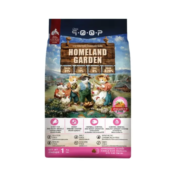 QOOP Cat Food Homeland Garden