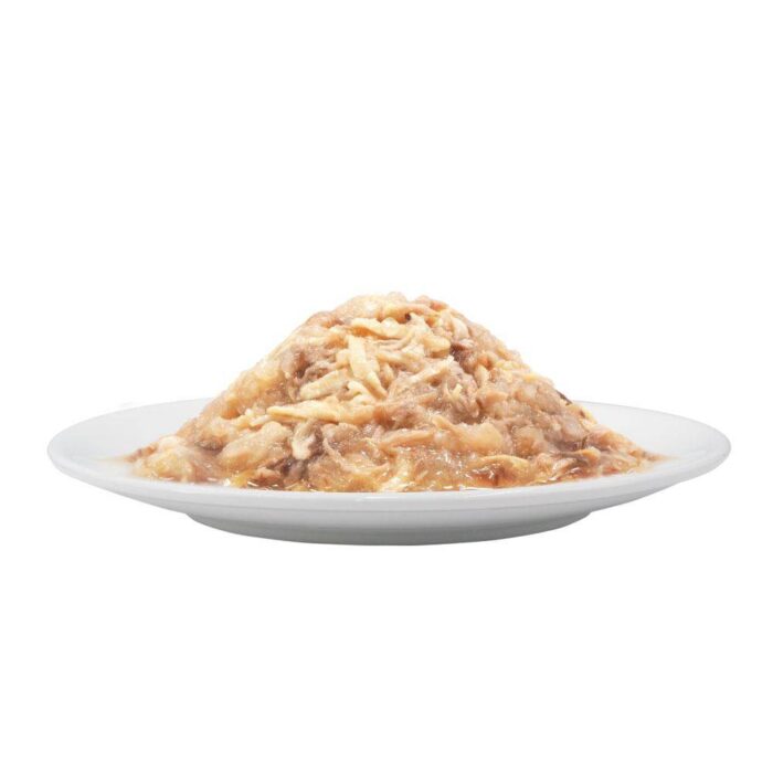 Kaniva Indoor Cat Wet Food Tuna and Chicken in Jelly 70g. - อาหารเปียกสำหรับแมวเลี้ยงในบ้าน สูตรเนื้อปลาทูน่าและเนื้อไก่ในเยลลี่ 70กรัม (384303)