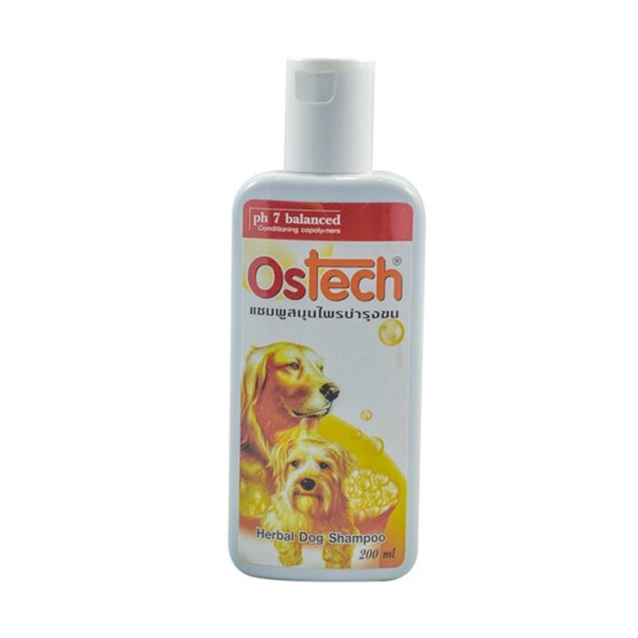 SOOS Ostech Herbal Dog Shampoo - แชมพูออสเทค สมุนไพรบำรุงขนสุนัข 200 ml. (385883)