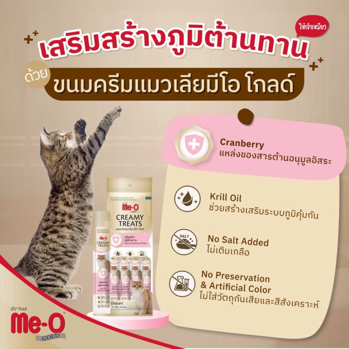 พบคำแนะนำในการเลือกกรงนกที่สมบูรณ์แบบ 9 Me-O Gold Creamy Treats Healthy Immune System - ขนมครีมแมวเลีย เสริมสร้างภูมิต้านทานรสปลาทูน่า + แครนเบอร์รี่ 15g (4ชิ้น) (390520)