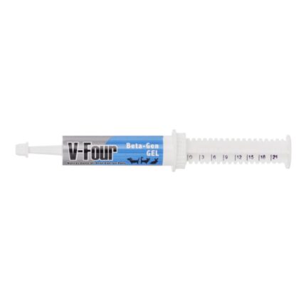 V-Four Beta Gen Gel - อาหารเสริมวิตามินกระตุ้นภูมิคุ้มกัน สูตรเข้มข้นสำหรับสุนัขและแมว 21g (390654)
