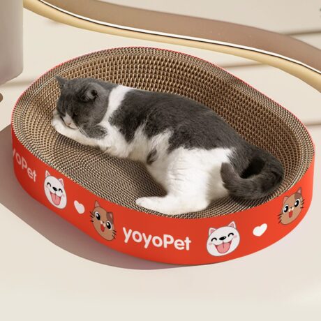 พบคำแนะนำในการเลือกกรงนกที่สมบูรณ์แบบ 8 YOYOPET Cat Scratcher M - ของเล่นแมว ที่ลับเล็บแมวแบบวงรี ขนาด 46x30x9.5 เซนติเมตร (387146)