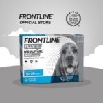 Frontline Plus For Dog 10-20kg - ยาหยอดสำหรับกำจัดหมัด ไข่หมัดและเห็บสำหรับสุนัขพันธุ์กลาง 10-20kg 0.5ml (1หลอด) (391471)