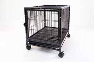 395338 JSM J0 Knockdown Cage - กรงน็อคดาวน์เปิดฝาข้างพร้อมพื้นพลาสติก (62x46x57cm) (395338)