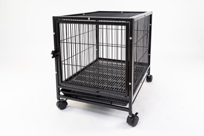 JSM J0 Knockdown Cage - กรงน็อคดาวน์เปิดฝาข้างพร้อมพื้นพลาสติก (62x46x57cm) (395338)