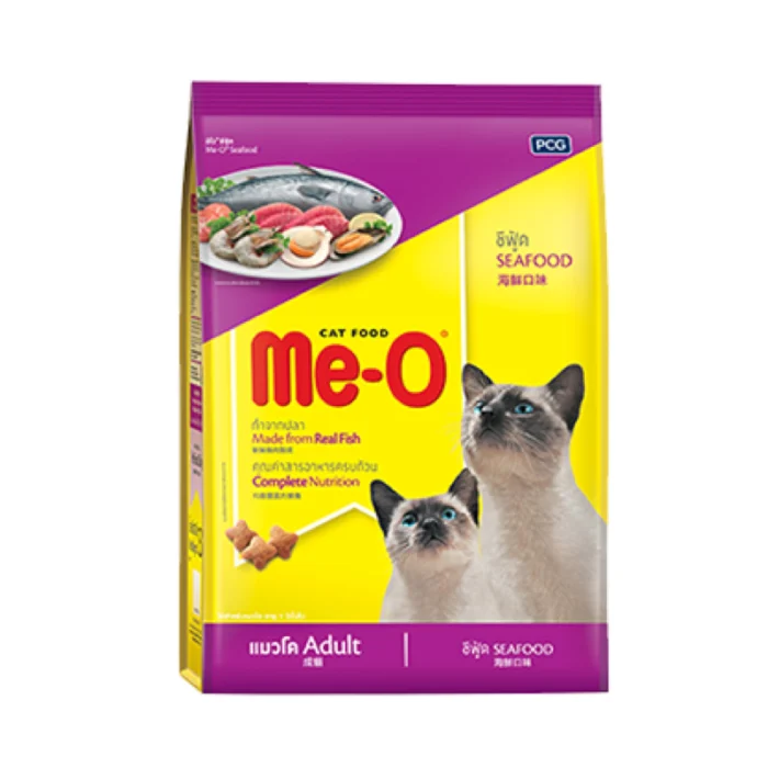 SOOS Me-O Adult Cat Food Sea Food - อาหารแมวโตรสซีฟู้ด 7kg (398503)