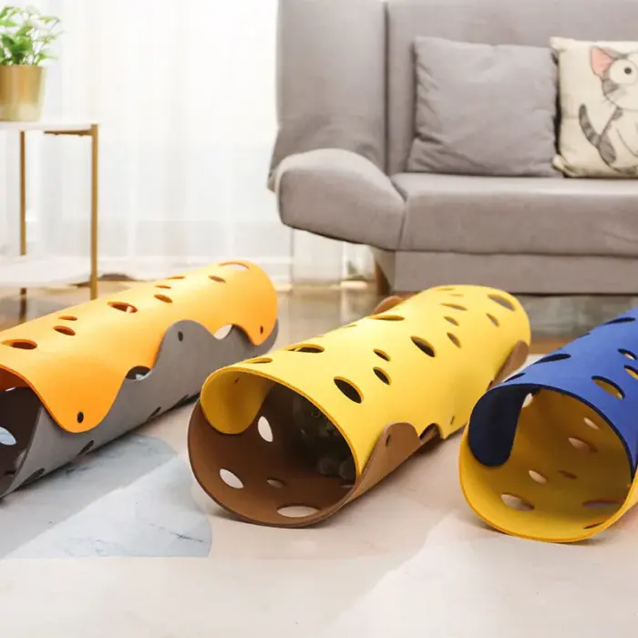 399650 Interactive Felt Cat Tunnel (22x92cm) - อุโมงค์ของเล่นแมว 22x92 ซม. (399650)