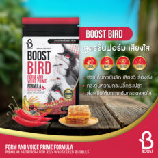 Boost Bird Form And Voice Prime Formula S - อาหารนกกรง สูตรขึ้นฟอร์ม เสียงใส ขนาดเม็ด 2-2.5mm 100g (395937)