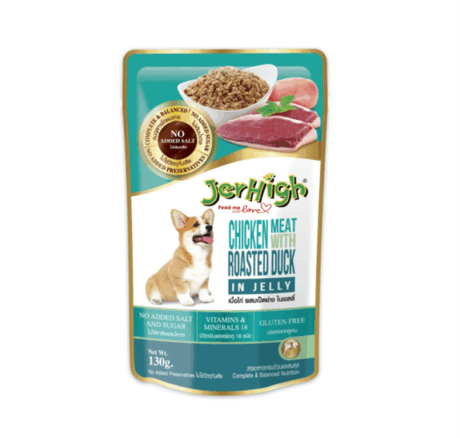 พบคำแนะนำในการเลือกกรงนกที่สมบูรณ์แบบ 9 JerHigh Pouch Roasted Chicken and Duck Meat in Jelly