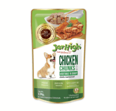 JerHigh Pouch Chicken Chunks with Vegetable in Gravy