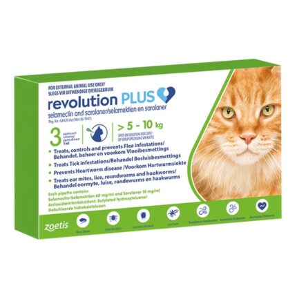 Revolution Plus Spot On For Cat L 5.1-10kg