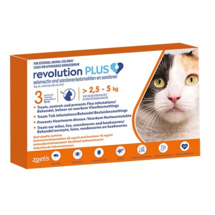 Revolution Plus Spot On For Cat M 2.6-5kg