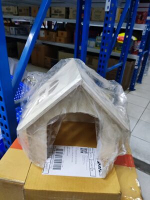 404592 Wooden House - บ้านไม้กระต่ายหลังคาจั่ว (404592)