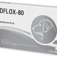 Marboflox-80 mg - ยาปฏิชีวนะ ฆ่าเชื้อชนิดเม็ดสำหรับสุนัข (1กล่อง : 8เม็ด) (402811)