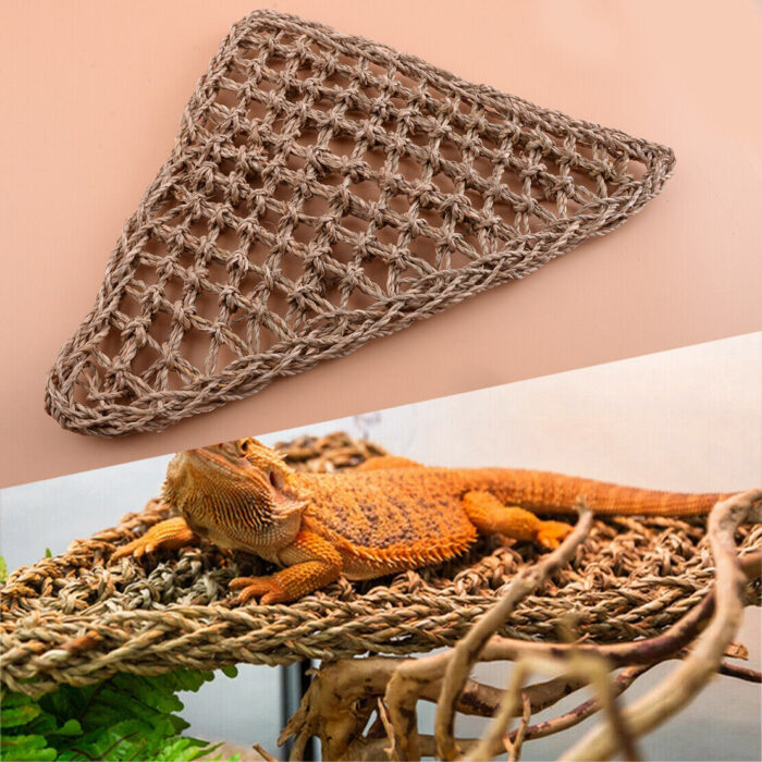 พบคำแนะนำในการเลือกกรงนกที่สมบูรณ์แบบ 7 SOOS Naturel Triangle Hammock - เปลญวณจากหญ้าธรรมชาติ (41x31cm) (404540)