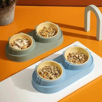 พบคำแนะนำในการเลือกกรงนกที่สมบูรณ์แบบ 9 Kuma Pet Bowl - ชามใส่อาหารสำหรับสัตว์เลี้ยงแบบคู่ รูปเหมียวน้อย (410124)