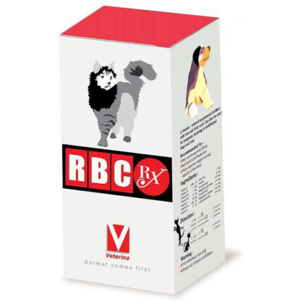 TBD RBC Rx Veterina - อาหารเสริมบำรุงเลือดสำหรับสัตว์เลี้ยง (50tablets) (410228)