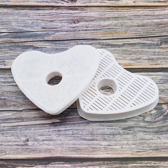 Cat Fountain Filter Heart Shape - ไส้กรองสำหรับน้ำพุแมวรูปหัวใจ (12x12x24cm) (411313)