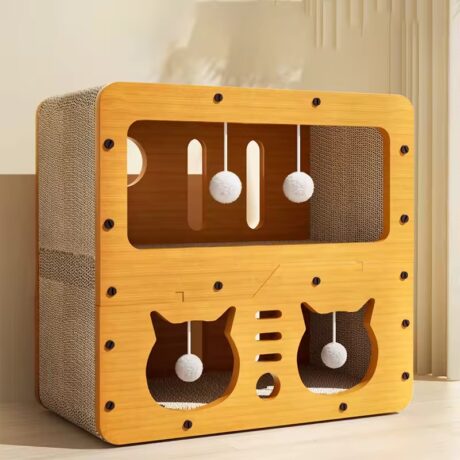 Cat Scratcher Box - บ้านลับเล็บสำหรับแมว 2 ชั้น (45x26x51cm) (411334)