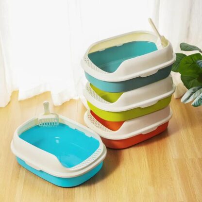 พบคำแนะนำในการเลือกกรงนกที่สมบูรณ์แบบ 7 Boqi Cat Litter Box - กระบะทรายแมว พร้อมที่ตัก S (28x38x18cm) (412427)