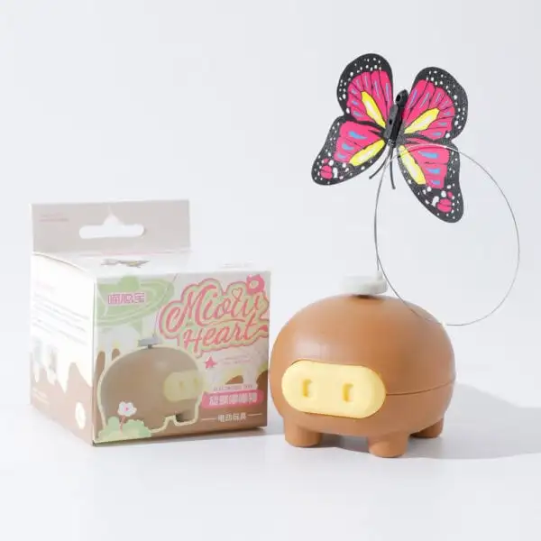 Interactive Cat Toy Pig & Butterfly