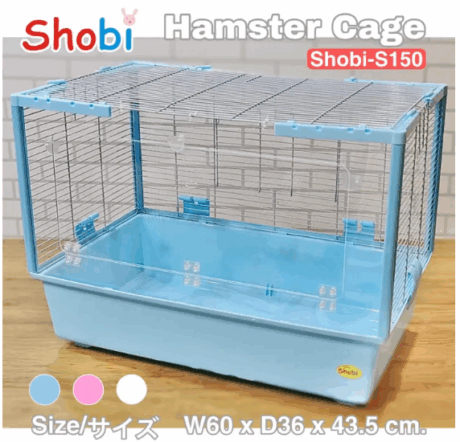พบคำแนะนำในการเลือกกรงนกที่สมบูรณ์แบบ 8 Shobi Hamster Cage BE-S150 - กรงแฮมสเตอร์ ประตูอคริลิคใส (60x36x43.5cm)(412368)