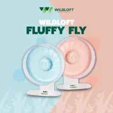 Wildloft Fluffy Fly [ W22xD14xH26cm ] - วงล้อวิ่งอะคลิลิคไร้เสียงสำหรับสัตว์เลี้ยง (405457)