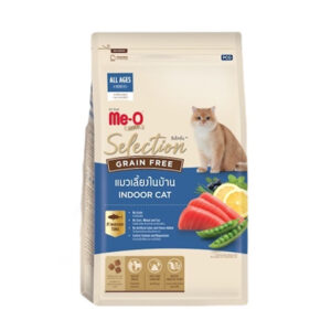 412667 Me-O Gold Selection Grain Free Indoor Cat - มีโอ โกลด์ ซีเล็คชั่น เกรนฟรี แมวเลี้ยงในบ้าน 1.2kg (412667)