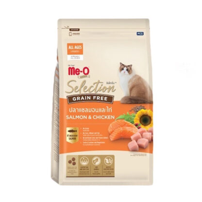 Me-O Gold Selection Grain Free Salmon & Chicken - มีโอ โกลด์ ซีเล็คชั่น เกรนฟรี ปลาแซลมอนและไก่ 1.2kg (412658)