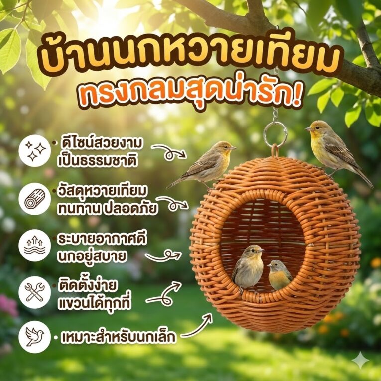 Tiny Rattan Ball - บ้านบอลหวายจิ๋ว