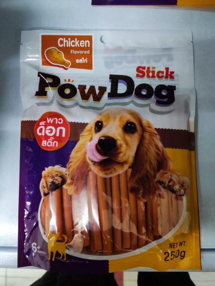 SOOS POW DOG Stick Chicken - ขนมอัดแท่งรสไก่ 250g (415143)